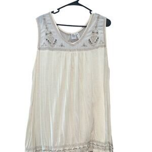 Forgotten Grace Cream tank